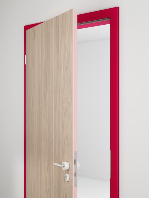 Tok: Chilli Piros | Élfólia: Flamingó Pink CPL beltéri ajtó